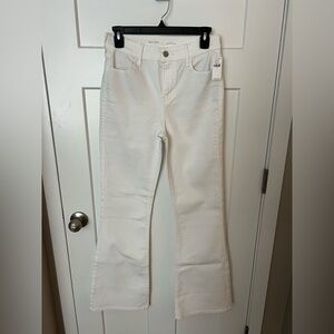 Old Navy White High Rise Flare Jeans